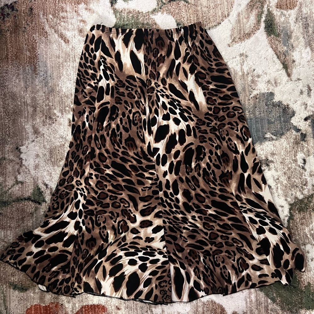 Leopard Print Women's Skirt